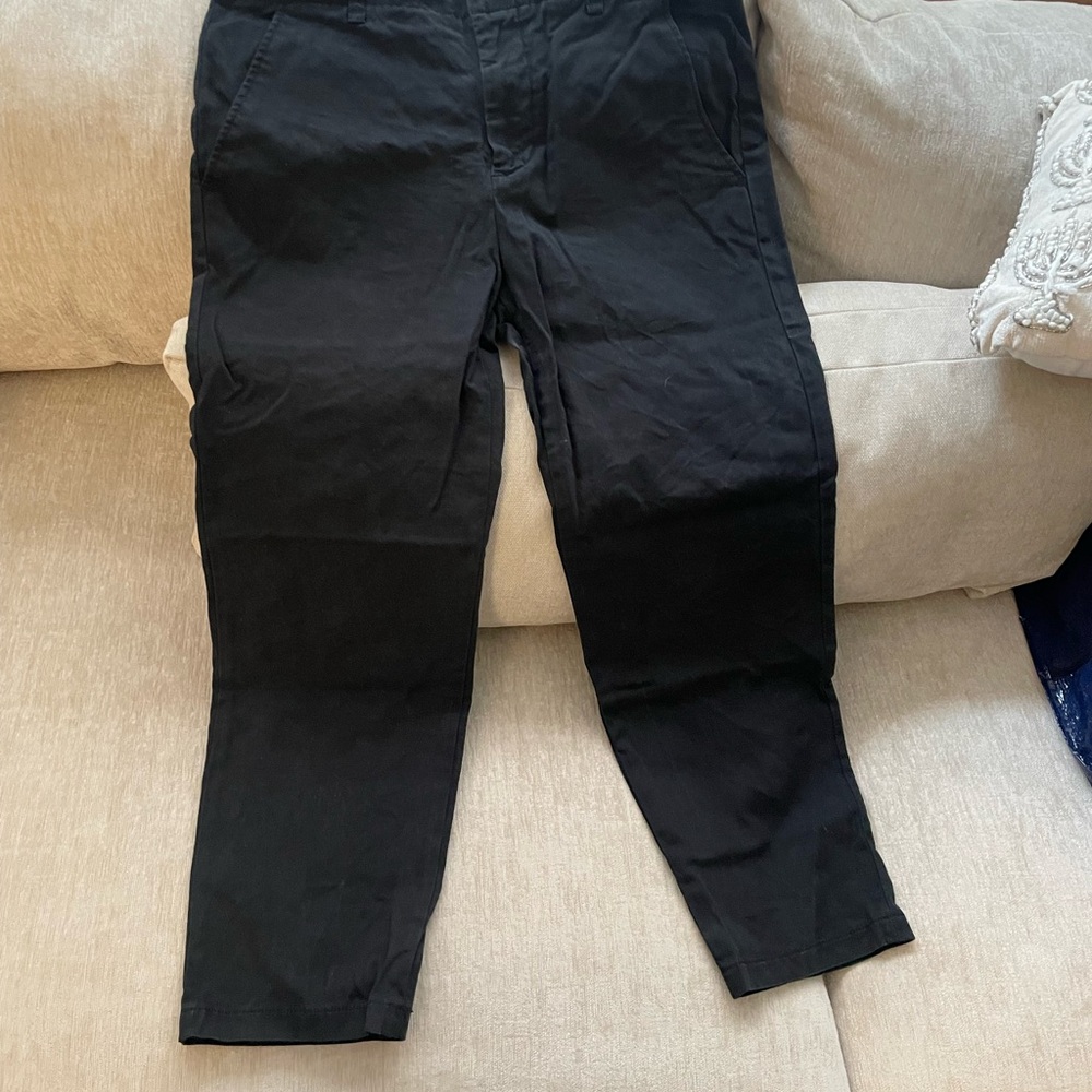 Vince Women’s Black Cotton Chinos